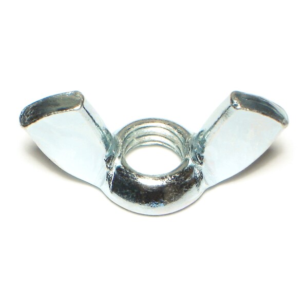 Wing Nut, 3/8"-16, Steel, Zinc Plated, 100 PK